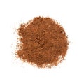 Nutmeg Powder Ã¢â¬â Heap of Raw Nutmeg Spice, Pile of Aromatic Ingredient Ã¢â¬â Top View